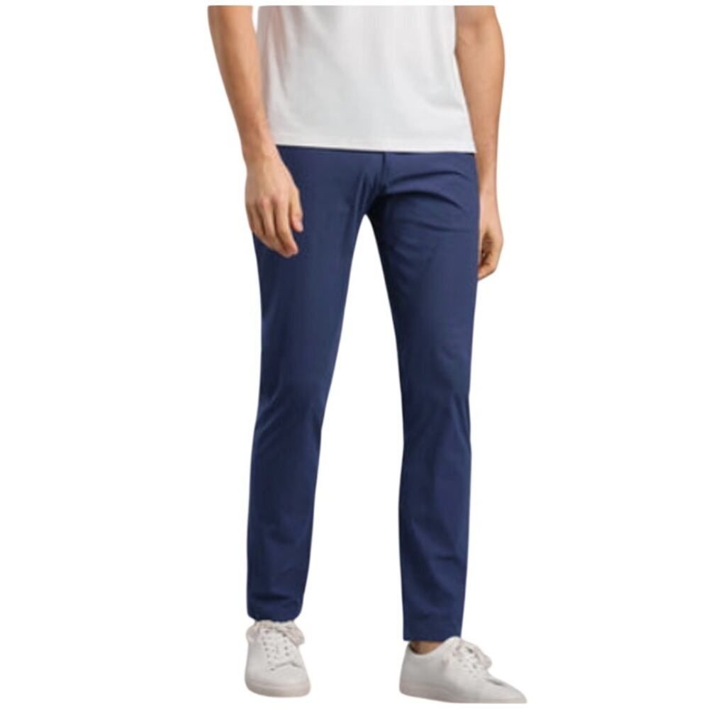Rhone Commuter Pants Mens 38 Deep Navy Blue Performance Stretch Chino Pants